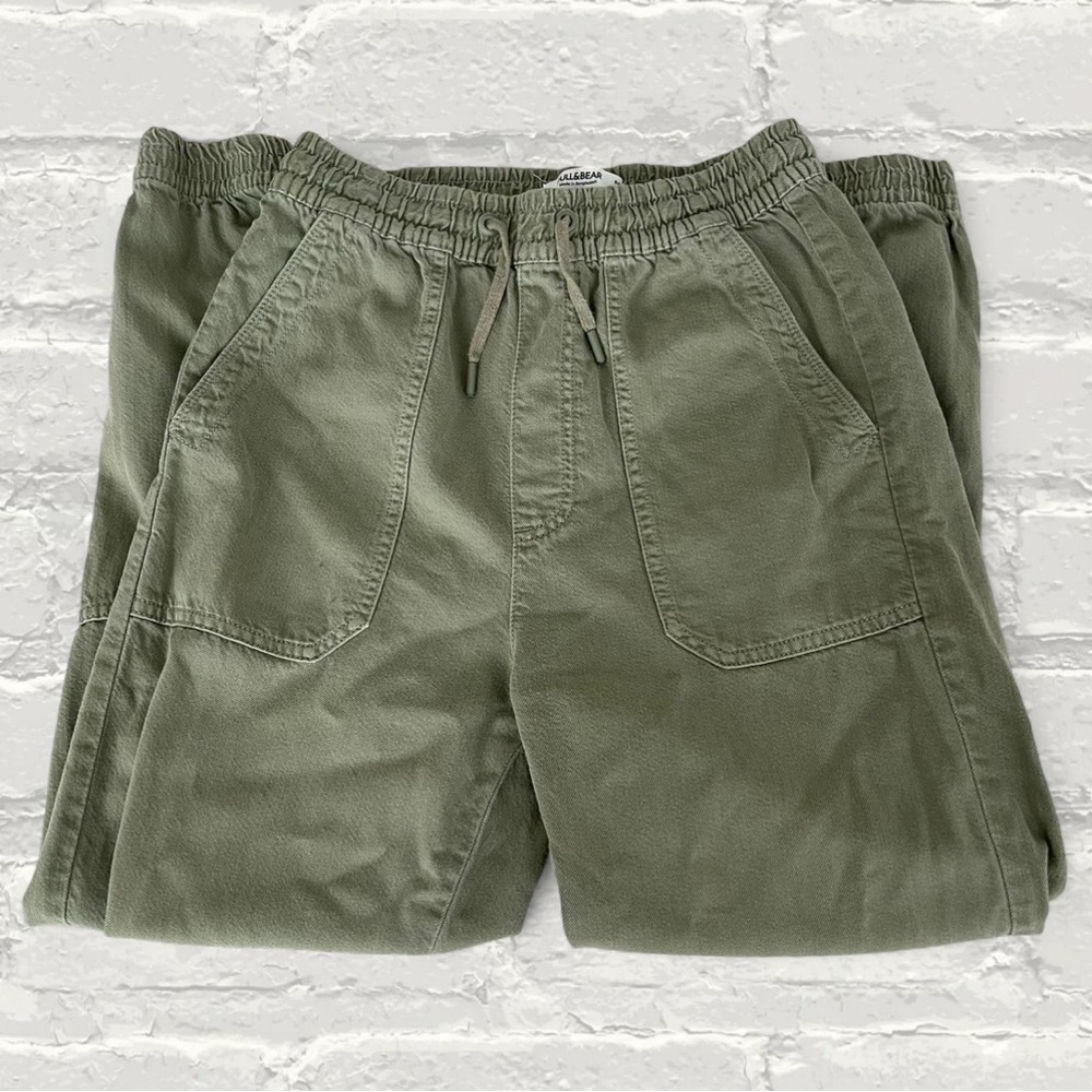 Pull & Bear Green Cargo Joggers